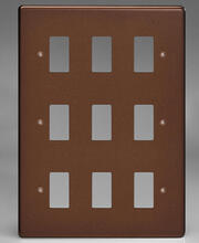 Varilight PowerGrid Range - Grid Plates - Mocha - (Visible Screws) product image 7