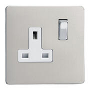 Varilight - Screwless Satin - White/Chrome - Sockets product image 2