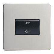 Varilight - Screwless Satin - Black - Fan Isolator Switch product image
