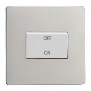 Varilight - Screwless Satin - White - Fan Isolator Switch product image