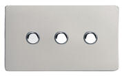 Varilight - Screwless Satin - 6A 1 Way Push to Make Momentary Switches product image 3