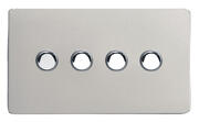 Varilight - Screwless Satin - 6A 1 Way Push to Make Momentary Switches product image 4