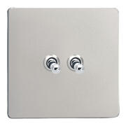 Varilight - Screwless Satin - Toggle Light Switches product image 2