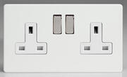 Premium White Flat Plate - Sockets product image