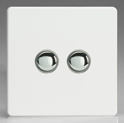 Premium White Flat Plate - Impulse Push On/ Off Light Switches product image 2