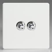 Premium White Flat Plate - Toggle Switches product image 2