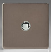 Varilight - Screwless Pewter - 6A Push to Make Momentary Switches product image
