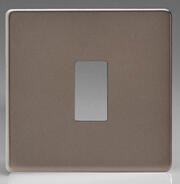 Varilight - PowerGrid Range - Grid Plates - c/w Grid Frame - Screwless Pewter product image