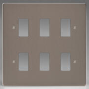 Varilight - Screwless Pewter - PowerGrid Range - Grid Plates product image 5