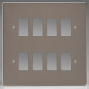 Varilight - Screwless Pewter - PowerGrid Range - Grid Plates product image 6