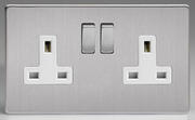 13 Amp, 5 Amp & 2 Amp Socket - Brushed Stainless Steel product image