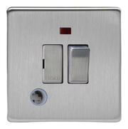 Fused Spurs / Connection Units - Brushed Stainless Steel product image 3