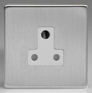 13 Amp, 5 Amp & 2 Amp Socket - Brushed Stainless Steel product image 3