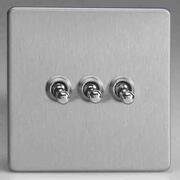 Toggle Switches - Brushed Stainless Steel product image 3
