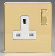 Varilight - Screwless Brass - White - Sockets product image 2