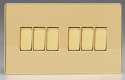 Varilight - Screwless Brass - Light Switches product image 6