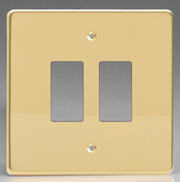 Varilight - Brass - Grid Plates (Visible Screws) product image 2