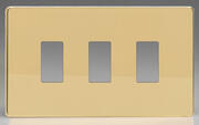 Varilight - Screwless Brass - Grid Plates - c/w Grid Frame product image 3