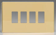 Varilight - Screwless Brass - Grid Plates - c/w Grid Frame product image 4