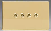 Varilight - Screwless Brass - Toggle Light Switches product image 4