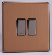 Varilight - Bronze - Light Switches - Screwless product image 2
