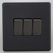 Matt Black - Light Switches - Screwless product image 3