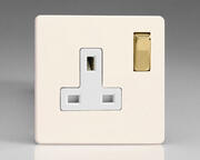 Varilight - Sockets - Primed - White/Brass product image 2