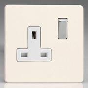 Varilight - Sockets - Primed - White/Chrome product image 2