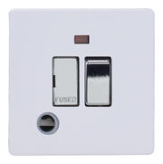 Varilight - Fused Spurs / Connection Units - Primed - Chrome / Black product image 3