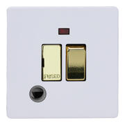 Varilight - Fused Spurs / Connection Units - Primed - Brass / Black product image 3