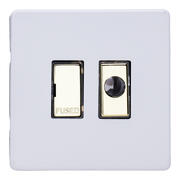 Varilight - Fused Spurs / Connection Units - Primed - Brass / Black product image 5