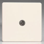 Varilight - TV Coaxial Aerial Socket - Primed product image