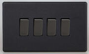 Matt Black - Light Switches - Screwless product image 4