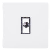 Varilight - Fused Spurs / Connection Units - Primed - Chrome / Black product image 6