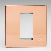 Varilight - Euro Data Grid Plates - Tarnishing Antimicrobial Copper product image