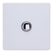 Screwless Primed - Chrome Momentary Switches product image