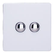 Screwless Primed - Chrome Momentary Switches product image 2