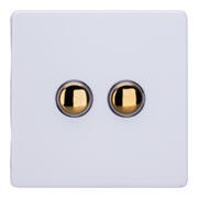 Screwless Primed - Brass - Momentary Switches product image 2