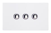 Screwless Primed - Chrome Momentary Switches product image 3