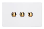 Screwless Primed - Brass - Momentary Switches product image 3