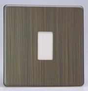 Varilight - PowerGrid - Screwless Antique Brass - Grid Plates - c/w Grid Frame product image