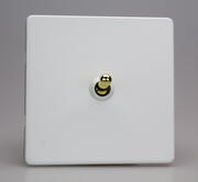 Varilight - Toggle Switches - Primed - Brass product image