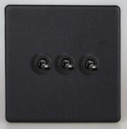 Varilight Matt Black - Toggle Switches - Screwless product image 3