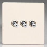 Varilight - Toggle Switches - Primed - Chrome product image 3