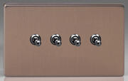 Bronze - Toggle Light Switches - Screwless product image 4