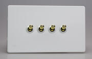 Varilight - Toggle Switches - Primed - Brass product image 4