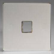 European Keystone Data Plates - Polished Chrome product image