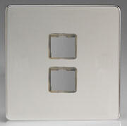 European Keystone Data Plates - Polished Chrome product image 2