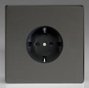 European Sockets with Schuko Earth - Iridium product image