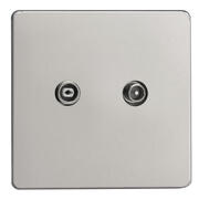 European TV Sockets - Satin product image